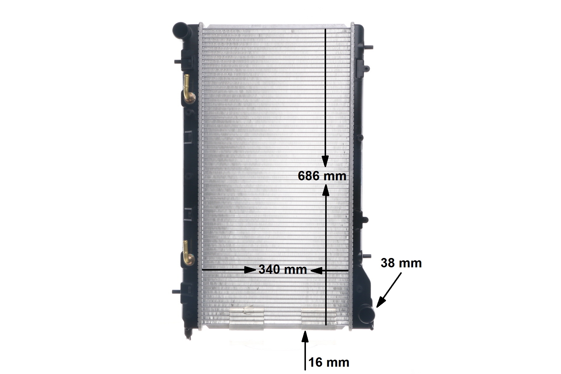 Radiateur moteur (Radiateur de refroidissement) MAHLE Aftermarket CR 1561 000S