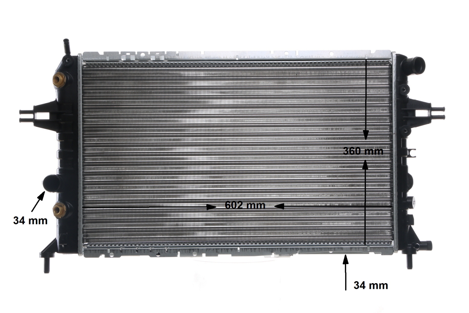 Radiateur moteur (Radiateur de refroidissement) MAHLE Aftermarket CR 229 001S