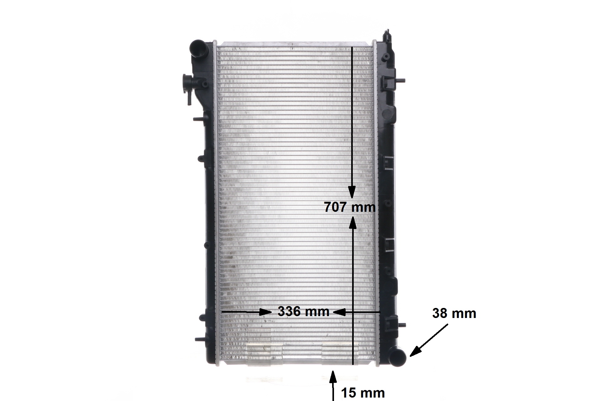 Radiateur moteur (Radiateur de refroidissement) MAHLE Aftermarket CR 1566 000S
