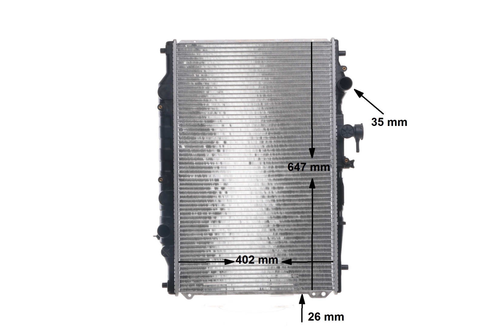 Radiateur moteur (Radiateur de refroidissement) MAHLE Aftermarket CR 160 000S
