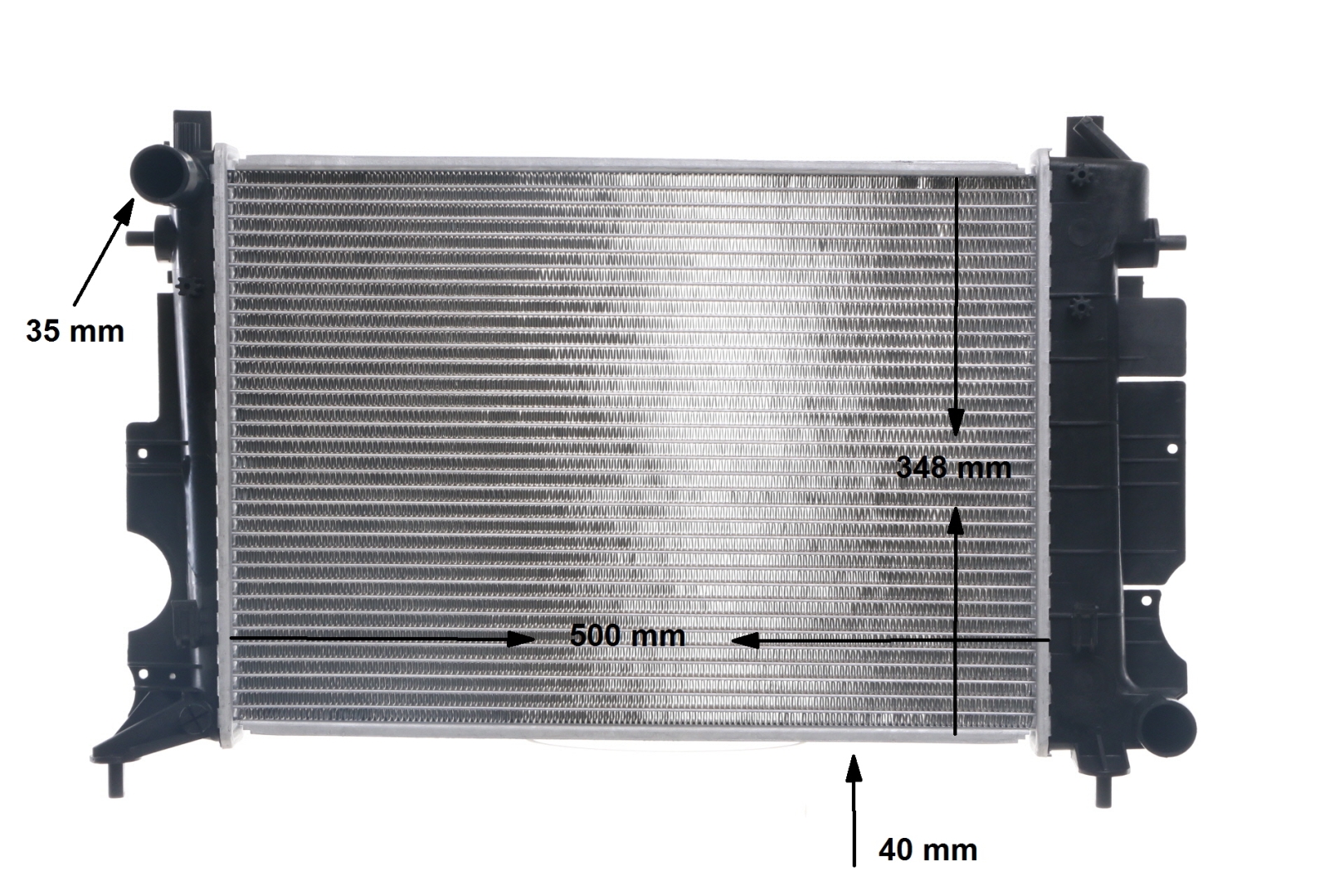 Radiateur moteur (Radiateur de refroidissement) MAHLE Aftermarket ref. CR 643 000S
