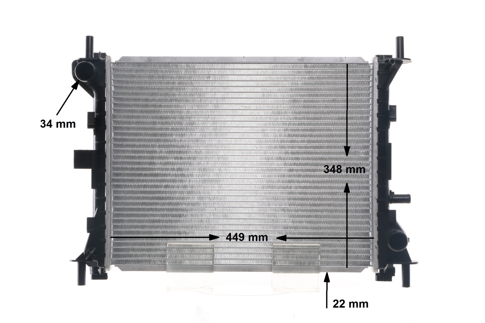 Radiateur moteur (Radiateur de refroidissement) MAHLE Aftermarket CR 1136 000S