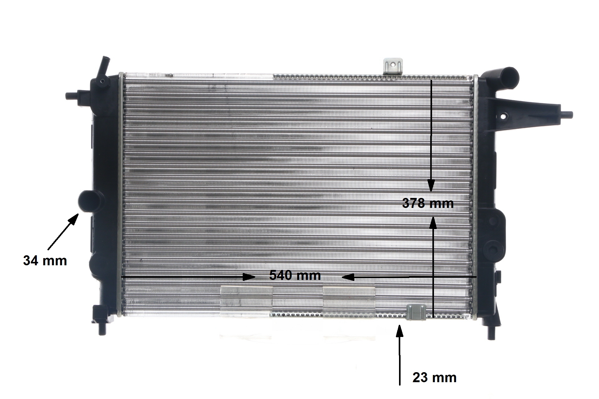 Radiateur moteur (Radiateur de refroidissement) MAHLE Aftermarket CR 437 000S