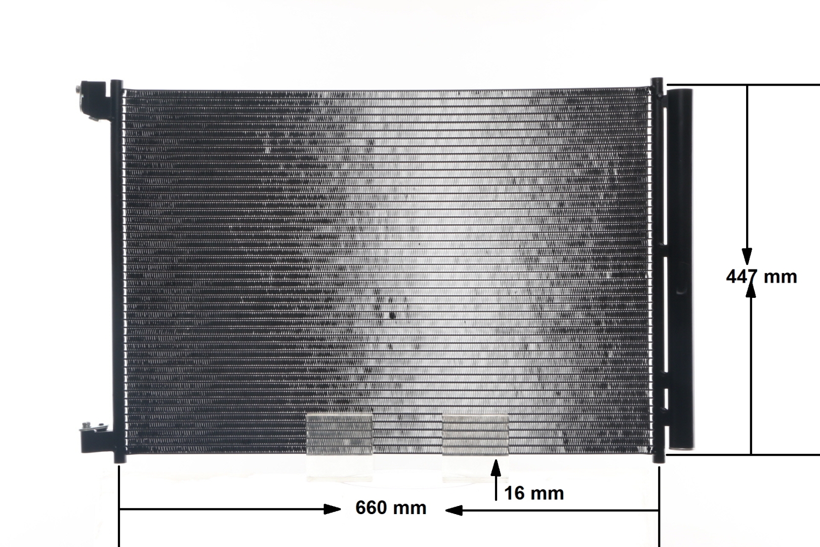 Condenseur, climatisation (Radiateur de climatisation) MAHLE Aftermarket ref. AC 412 000S