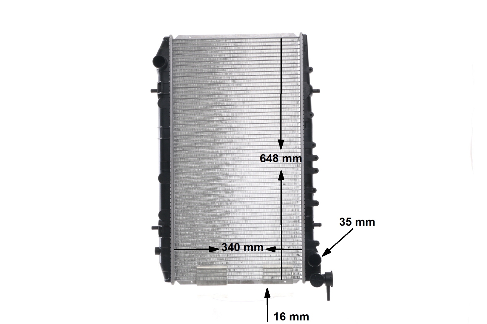 Radiateur moteur (Radiateur de refroidissement) MAHLE Aftermarket CR 435 000S