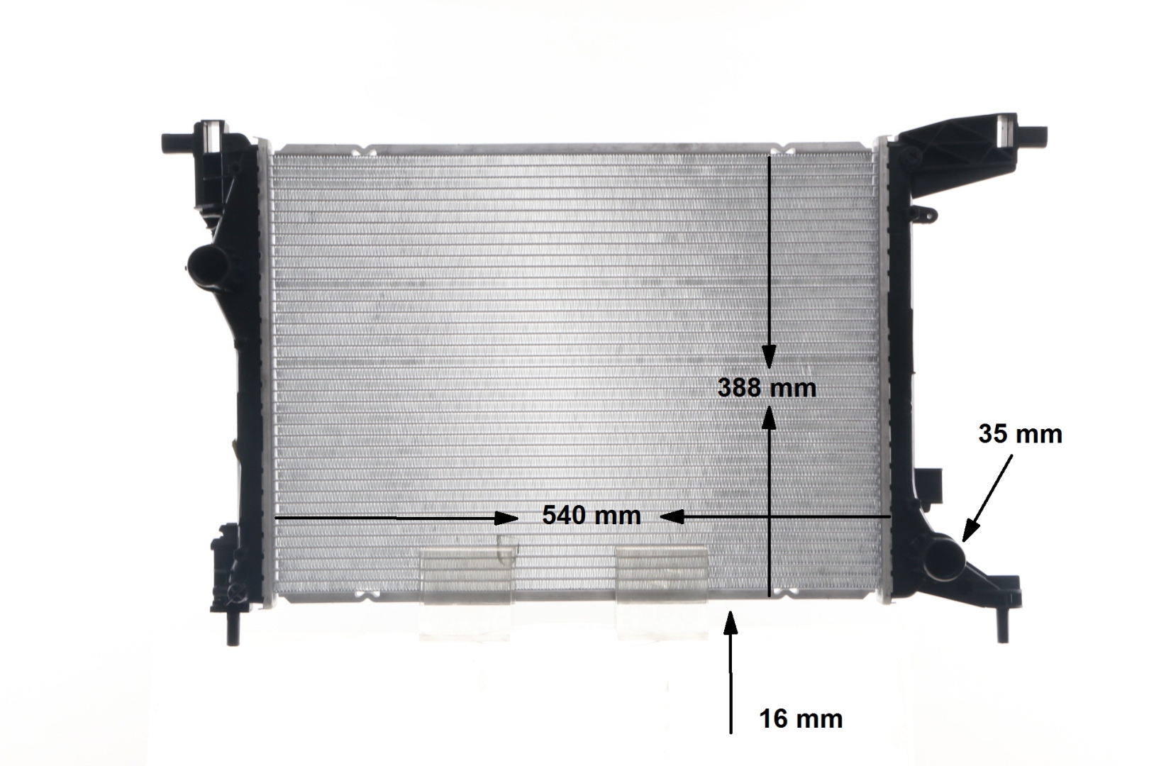 Radiateur moteur (Radiateur de refroidissement) MAHLE Aftermarket ref. CR 1663 000S