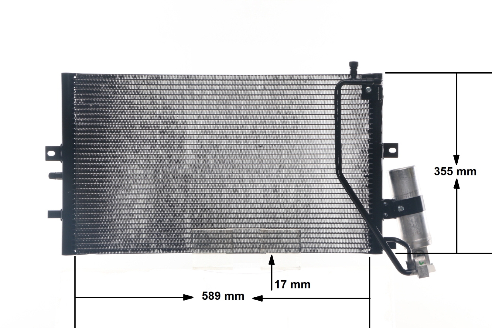 Condenseur, climatisation (Radiateur de climatisation) MAHLE Aftermarket ref. AC 478 000S
