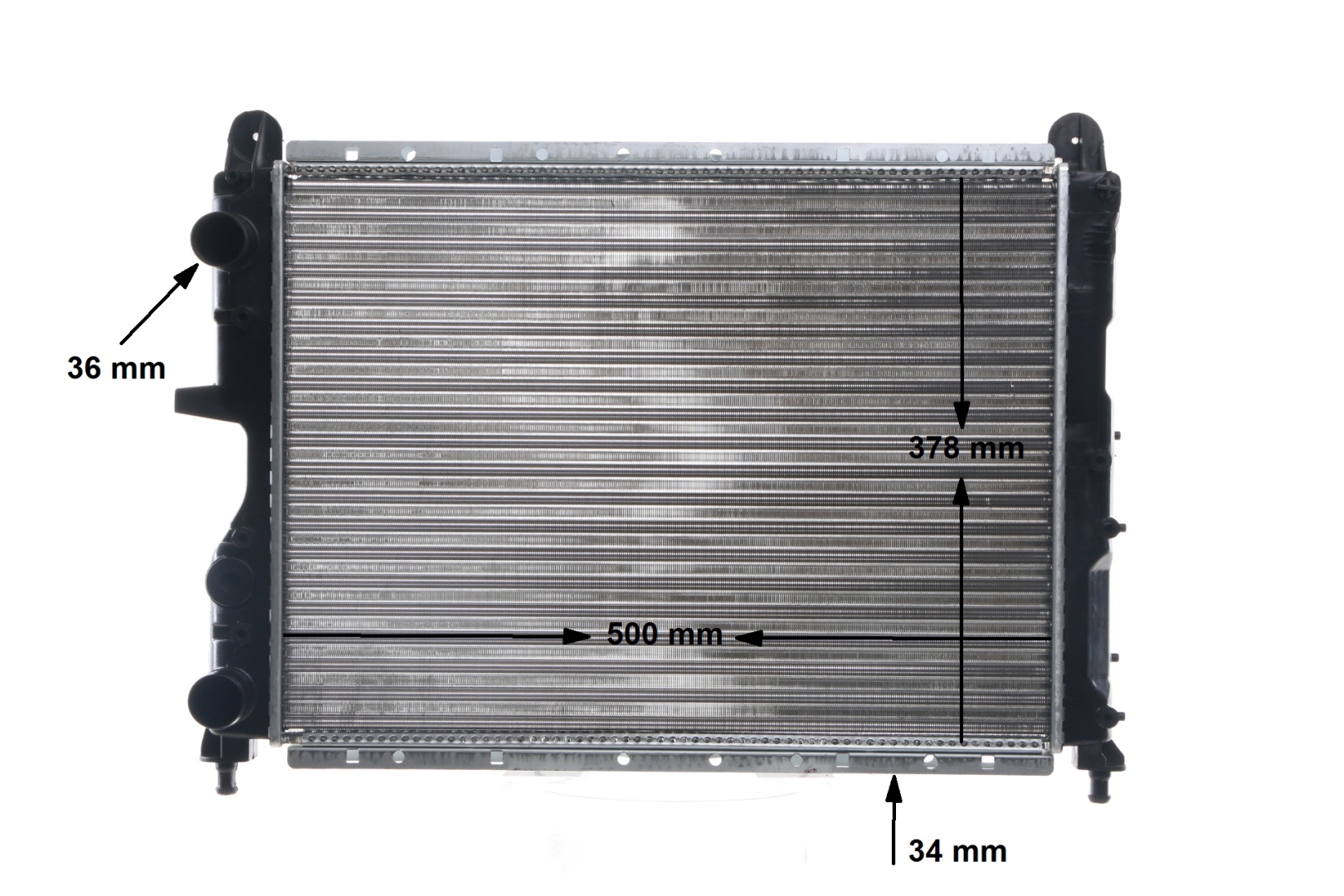 Radiateur moteur (Radiateur de refroidissement) MAHLE Aftermarket ref. CR 450 000S