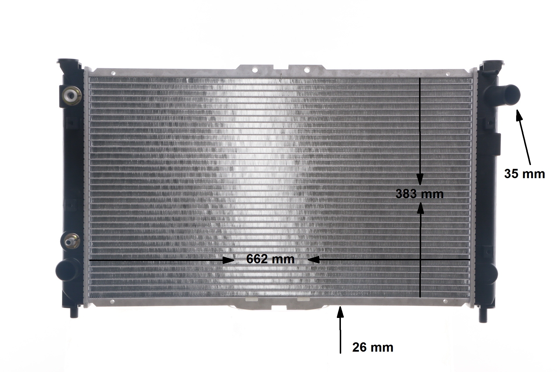 Radiateur moteur (Radiateur de refroidissement) MAHLE Aftermarket CR 136 000S