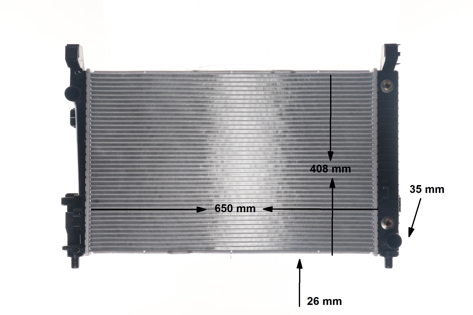 Radiateur moteur (Radiateur de refroidissement) MAHLE Aftermarket CR 781 000S