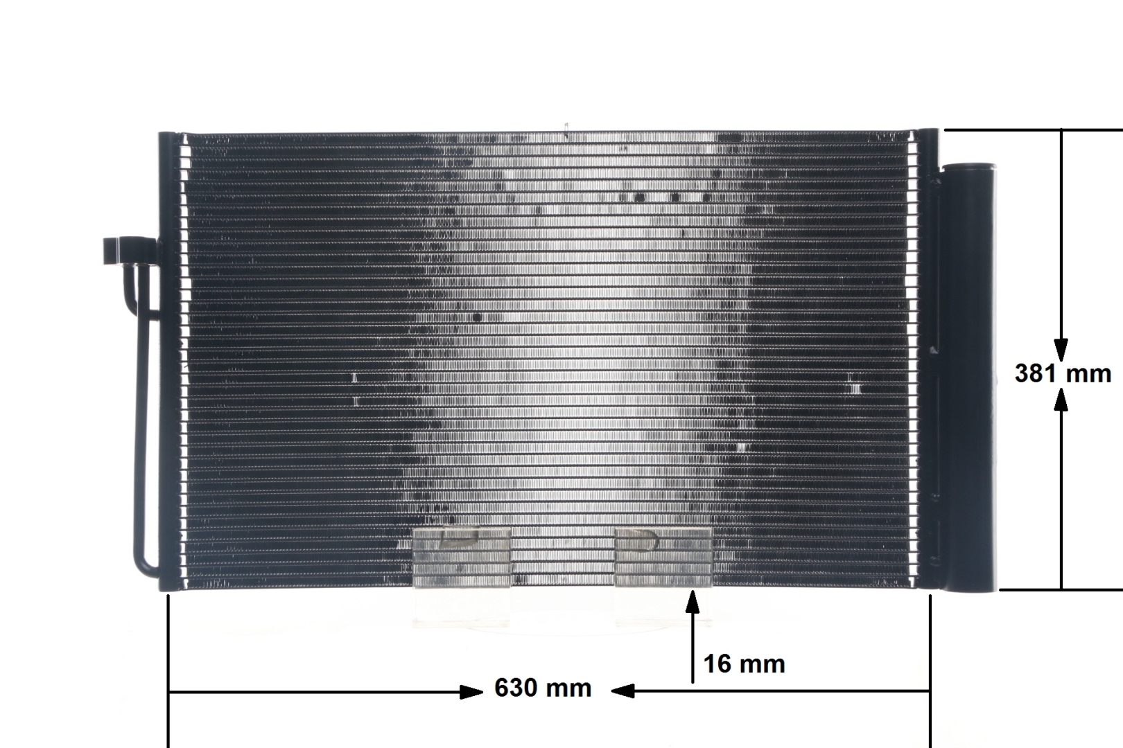 Condenseur, climatisation (Radiateur de climatisation) MAHLE Aftermarket ref. AC 345 000S