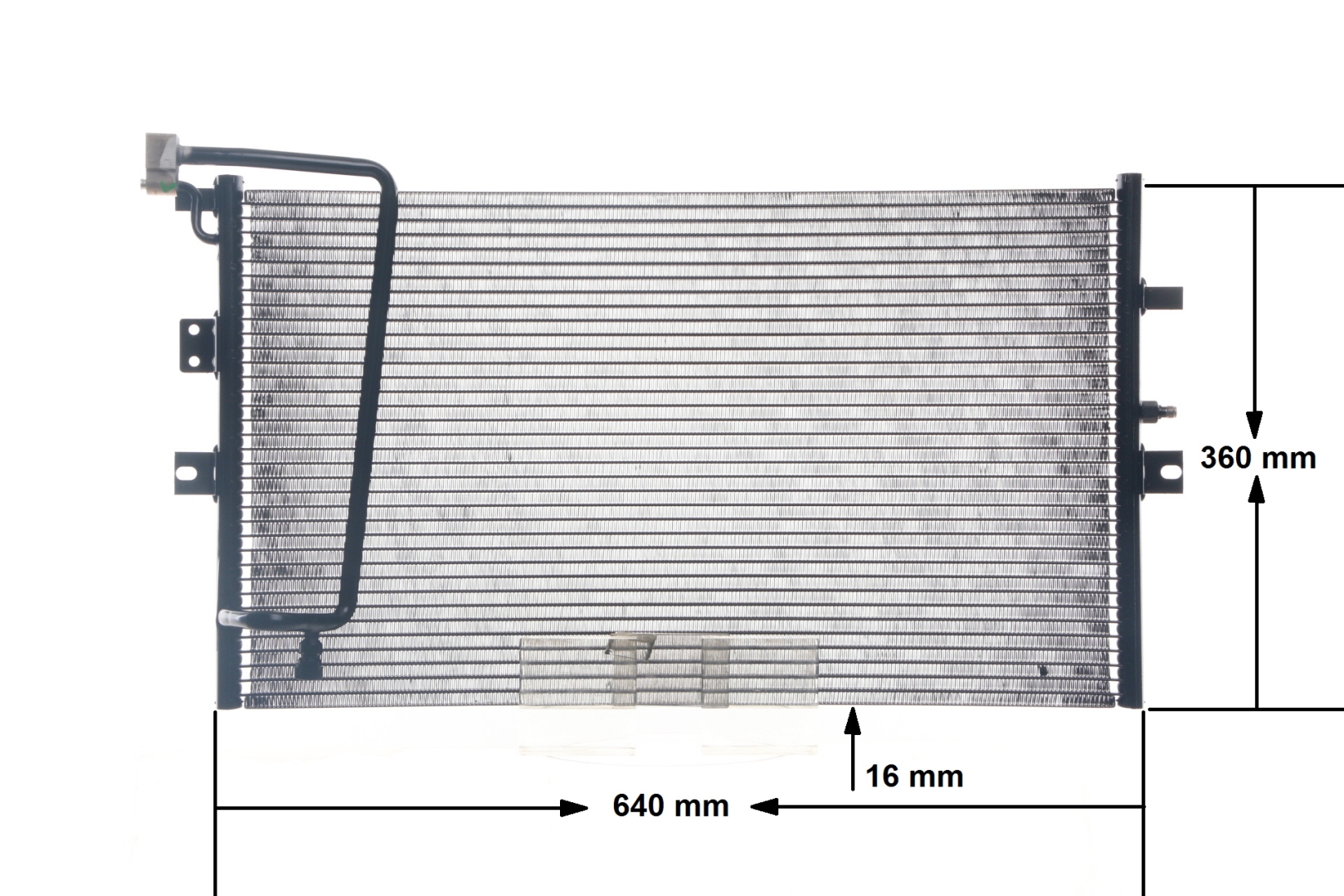 Condenseur, climatisation (Radiateur de climatisation) MAHLE Aftermarket ref. AC 189 000S