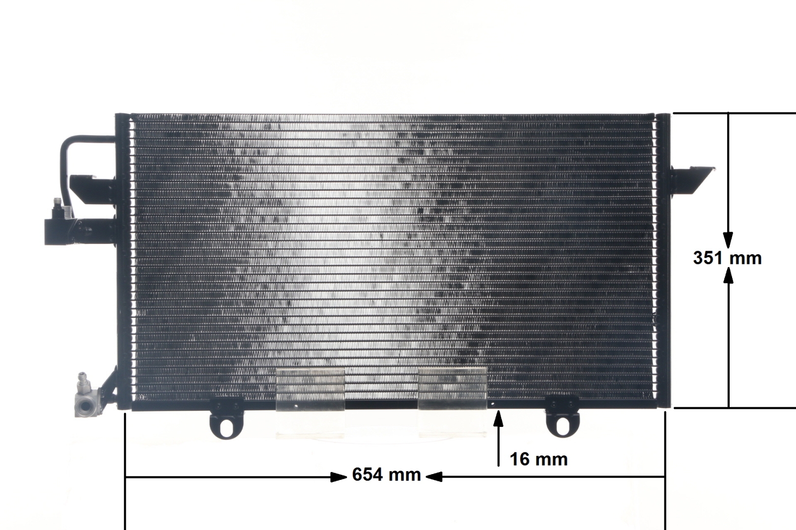 Condenseur, climatisation (Radiateur de climatisation) MAHLE Aftermarket ref. AC 157 000S