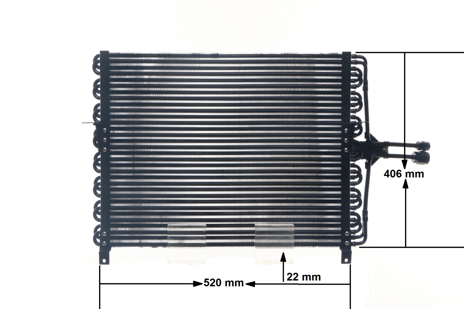 Condenseur, climatisation (Radiateur de climatisation) MAHLE Aftermarket ref. AC 165 000S