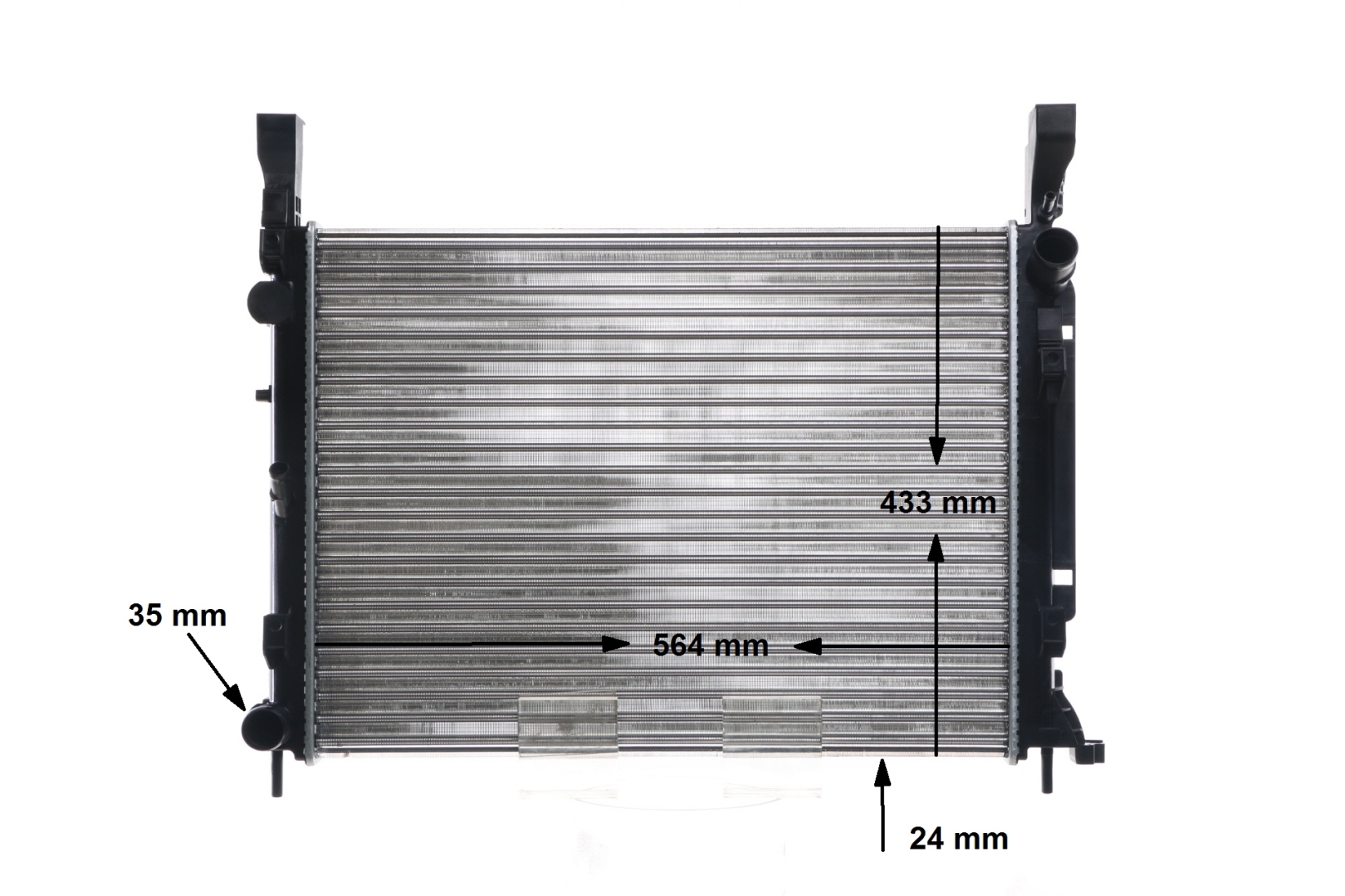 Radiateur moteur (Radiateur de refroidissement) MAHLE Aftermarket CR 1154 000S