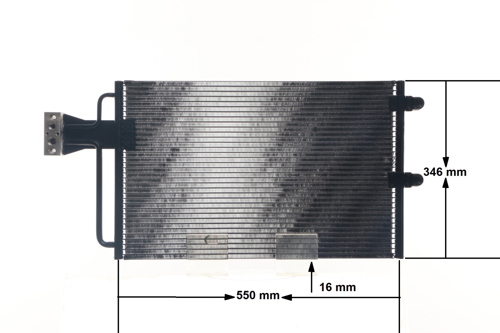 Condenseur, climatisation (Radiateur de climatisation) MAHLE Aftermarket ref. AC 151 000S