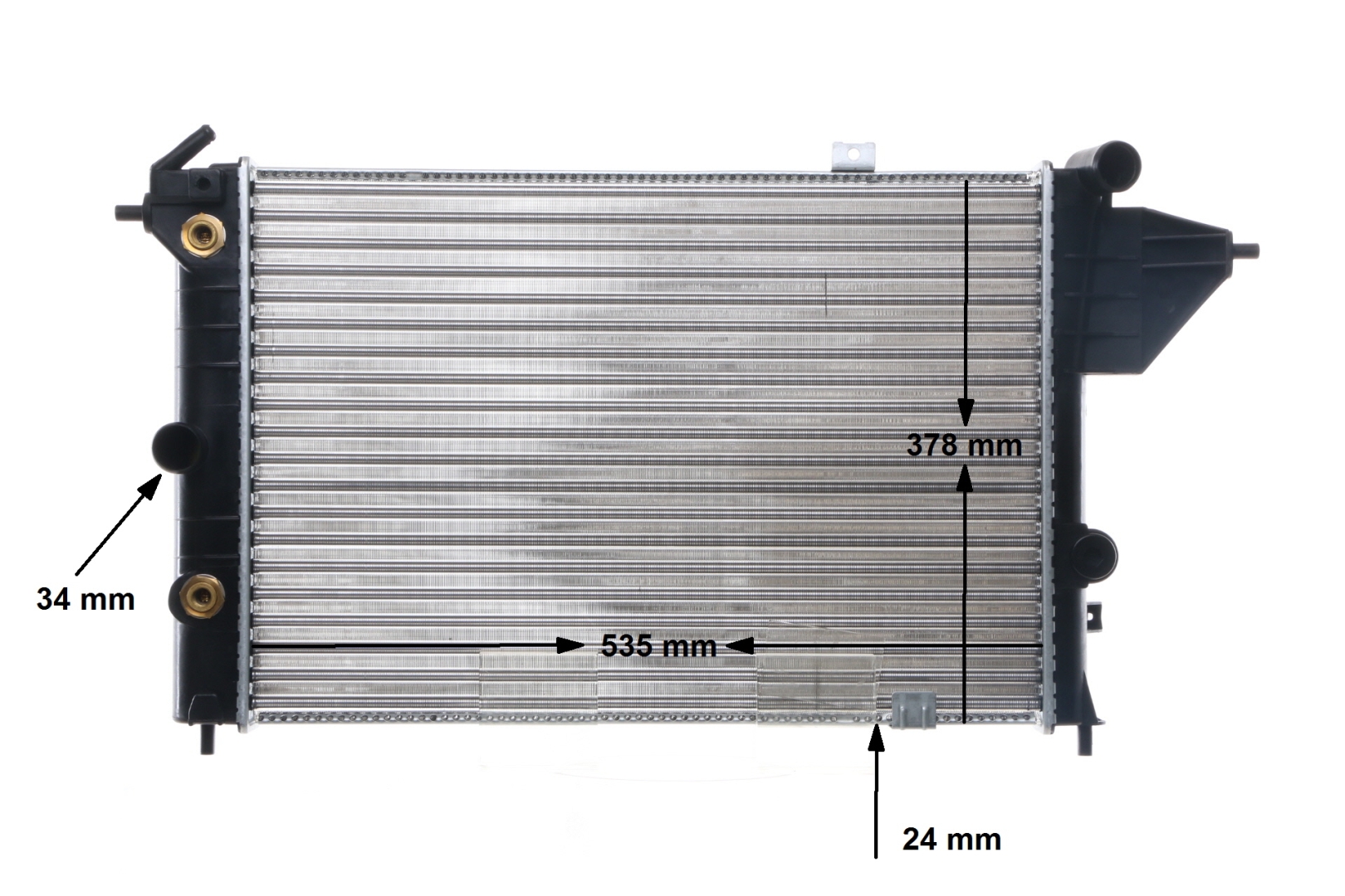 Radiateur moteur (Radiateur de refroidissement) MAHLE Aftermarket CR 439 000S