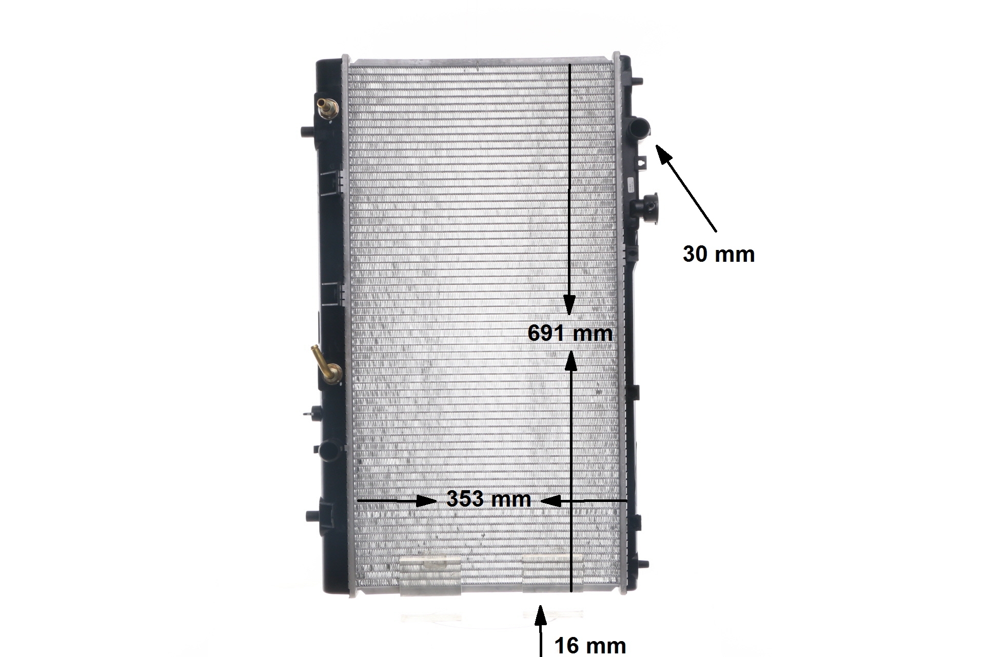 Radiateur moteur (Radiateur de refroidissement) MAHLE Aftermarket CR 1474 000S