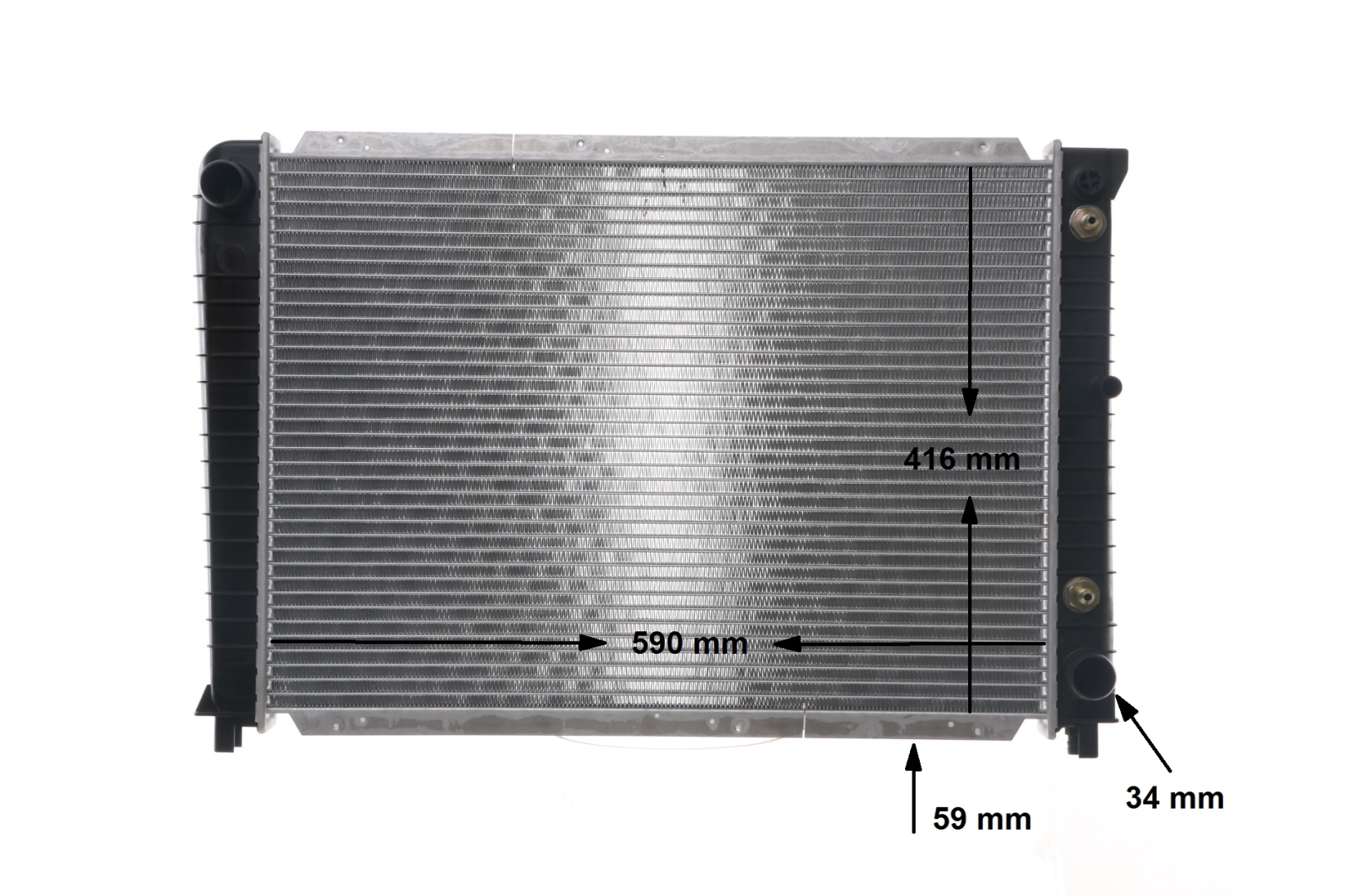 Radiateur moteur (Radiateur de refroidissement) MAHLE Aftermarket CR 654 000S