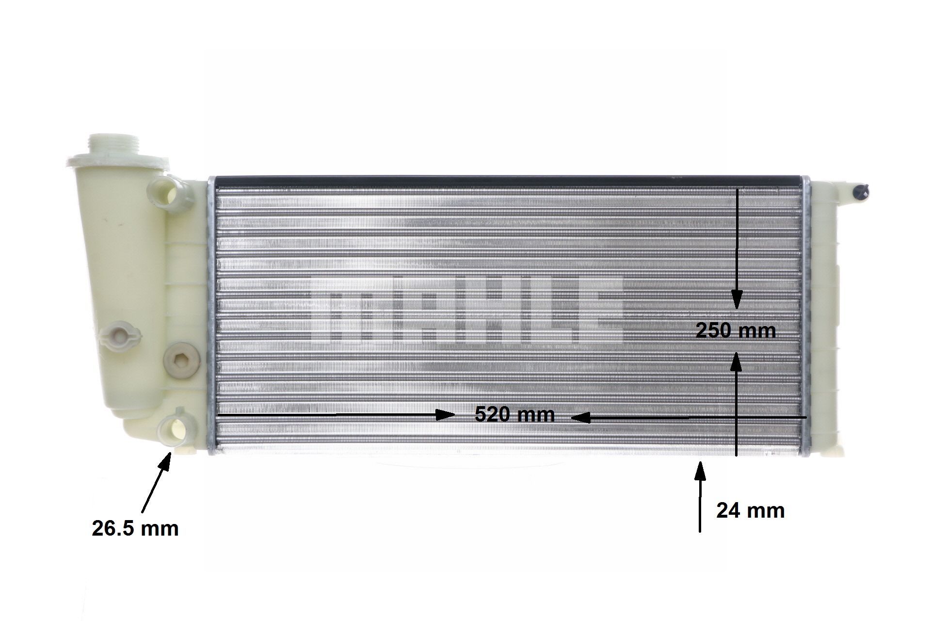 Radiateur moteur (Radiateur de refroidissement) MAHLE Aftermarket ref. CR 617 000S