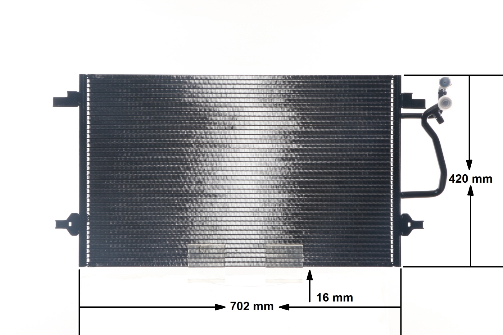 Condenseur, climatisation (Radiateur de climatisation) MAHLE Aftermarket ref. AC 181 000S