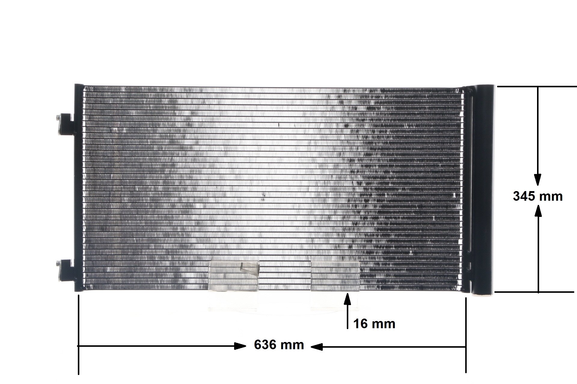 Condenseur, climatisation (Radiateur de climatisation) MAHLE Aftermarket ref. AC 751 000S
