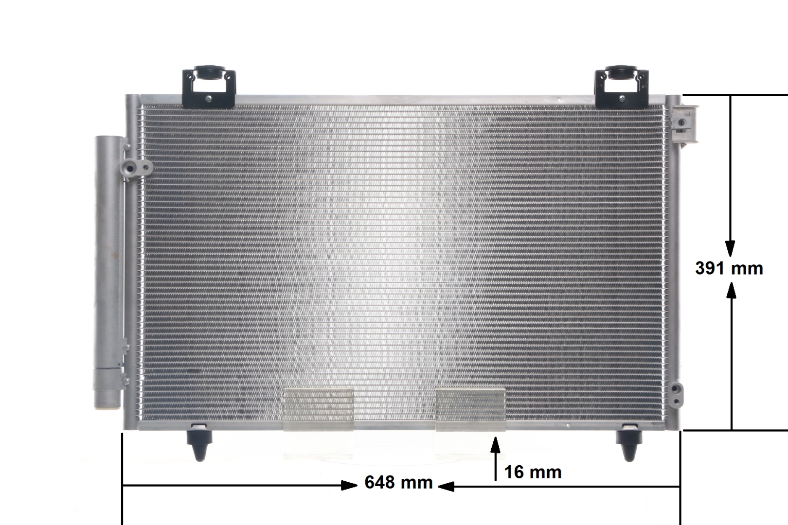 Condenseur, climatisation (Radiateur de climatisation) MAHLE Aftermarket ref. AC 821 000S
