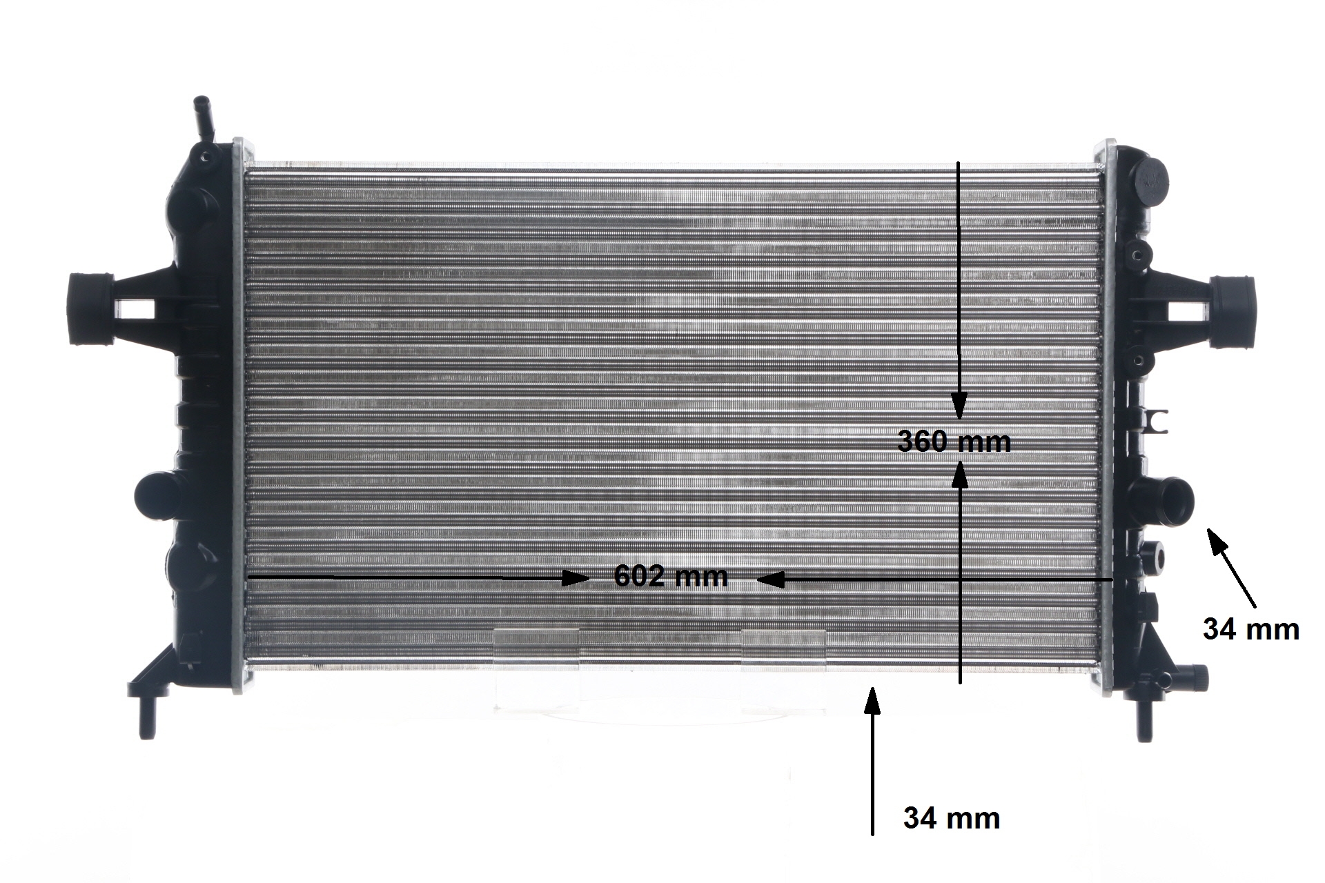 Radiateur moteur (Radiateur de refroidissement) MAHLE Aftermarket ref. CR 574 000S