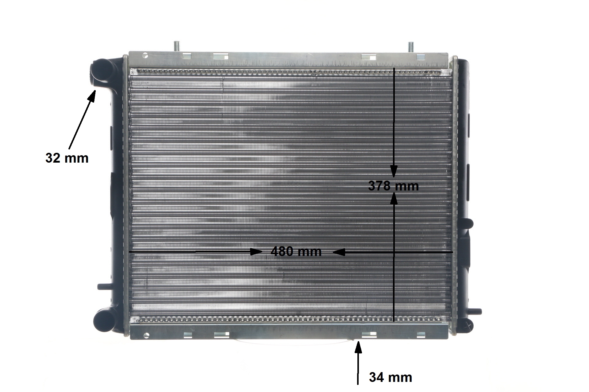 Radiateur moteur (Radiateur de refroidissement) MAHLE Aftermarket ref. CR 152 000S