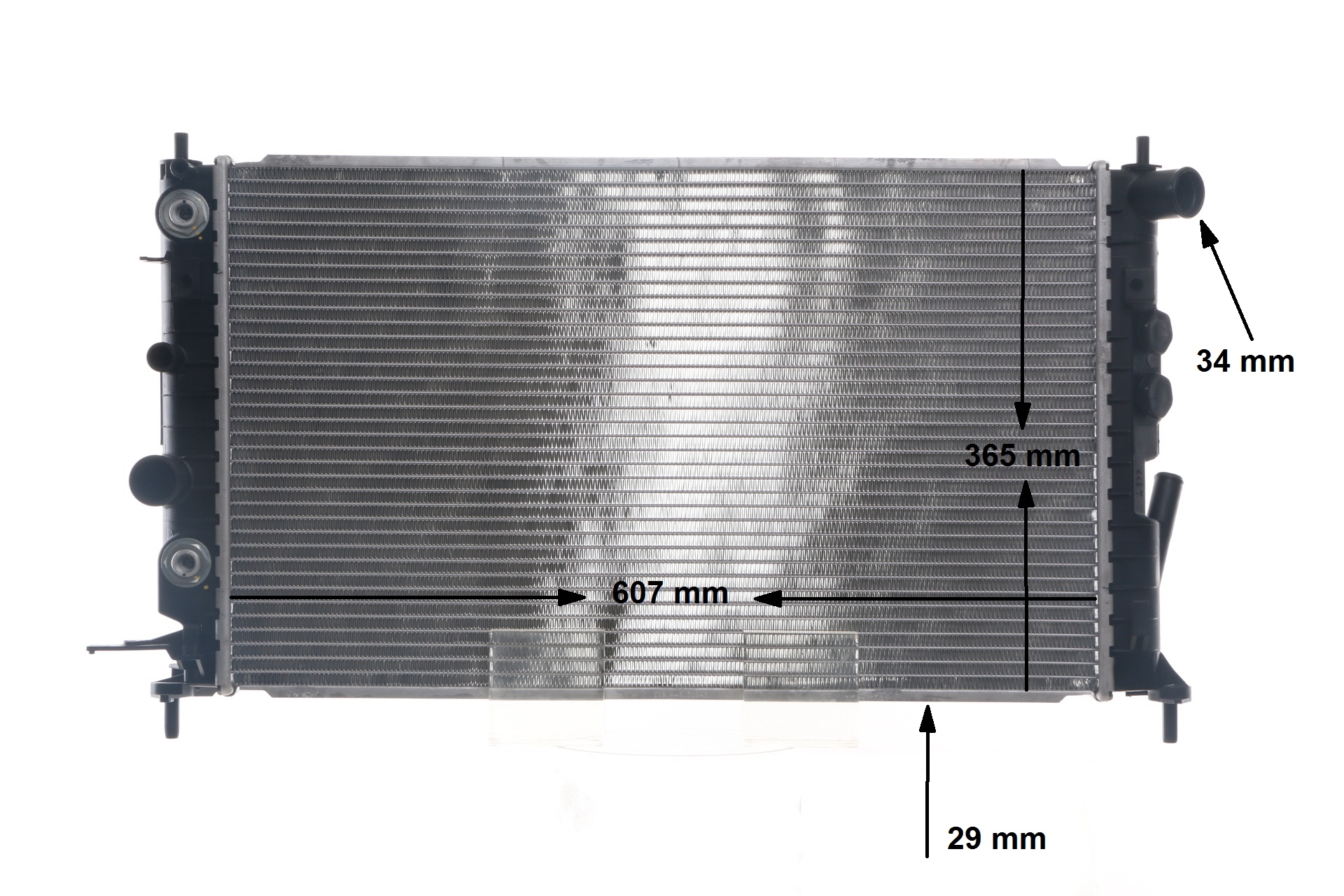 Radiateur moteur (Radiateur de refroidissement) MAHLE Aftermarket CR 649 000S