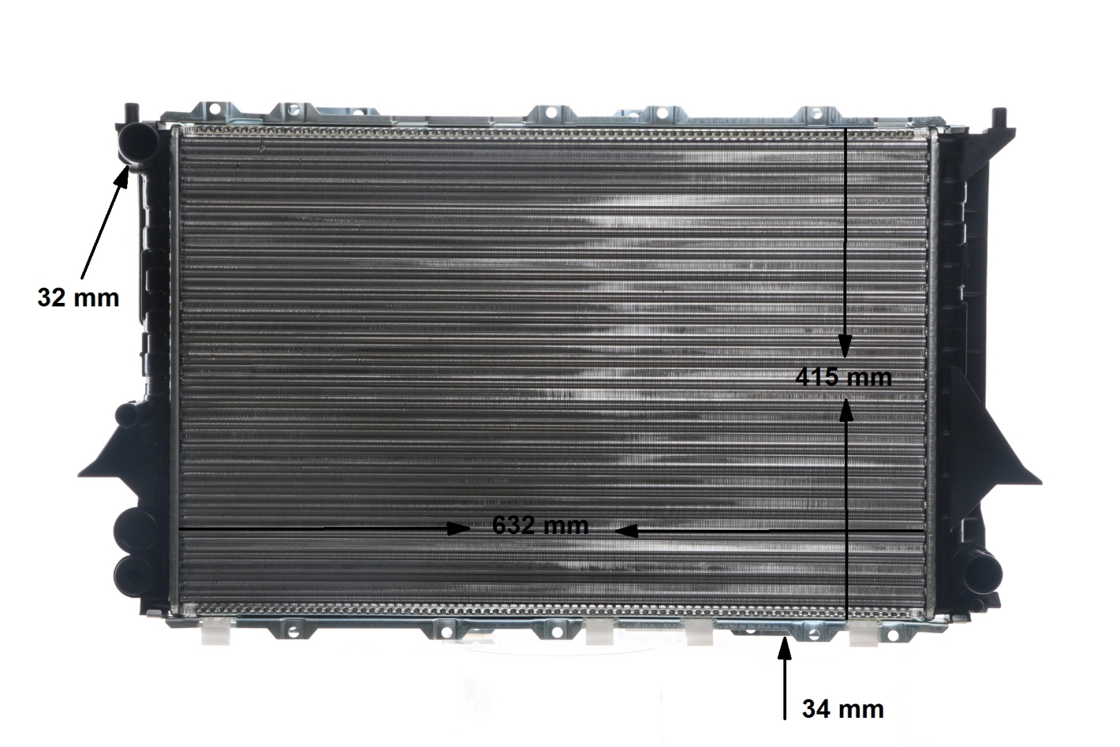 Radiateur moteur (Radiateur de refroidissement) MAHLE Aftermarket CR 591 000S