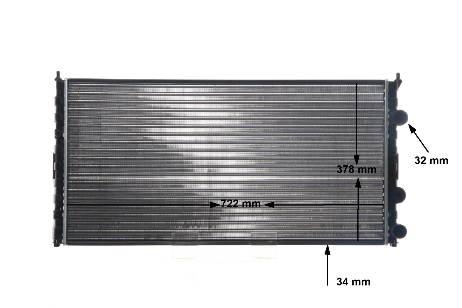 Radiateur moteur (Radiateur de refroidissement) MAHLE Aftermarket ref. CR 417 000S