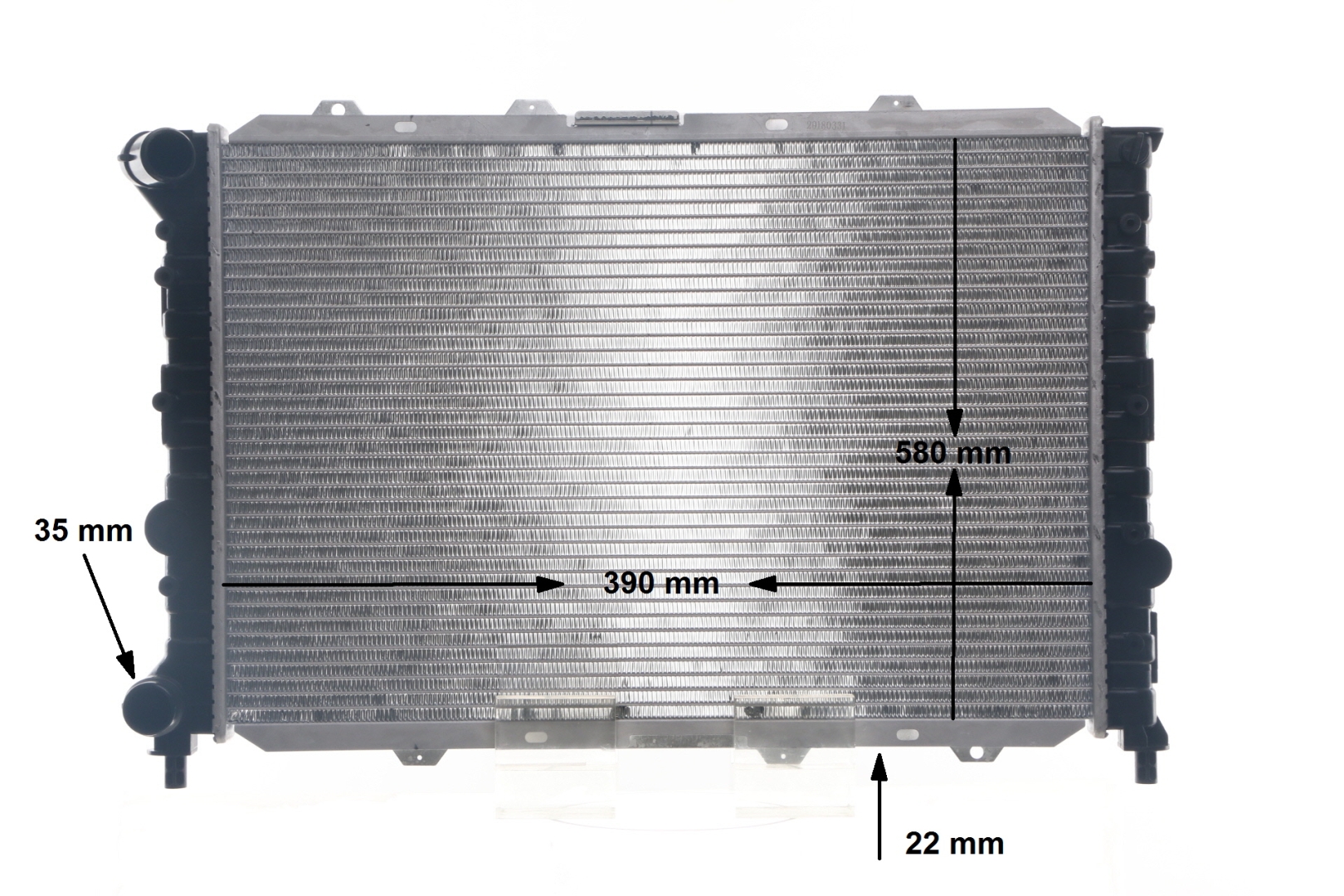 Radiateur moteur (Radiateur de refroidissement) MAHLE Aftermarket CR 1567 000S