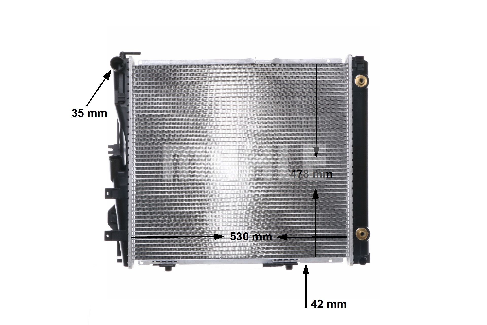 Radiateur moteur (Radiateur de refroidissement) MAHLE Aftermarket ref. CR 290 000S