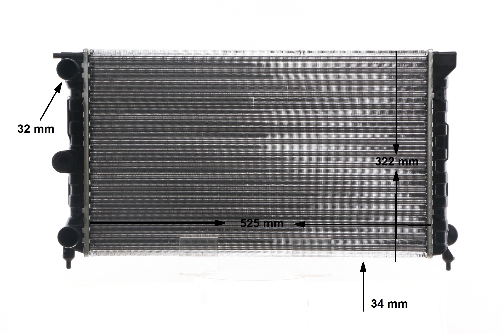 Radiateur moteur (Radiateur de refroidissement) MAHLE Aftermarket CR 350 000S