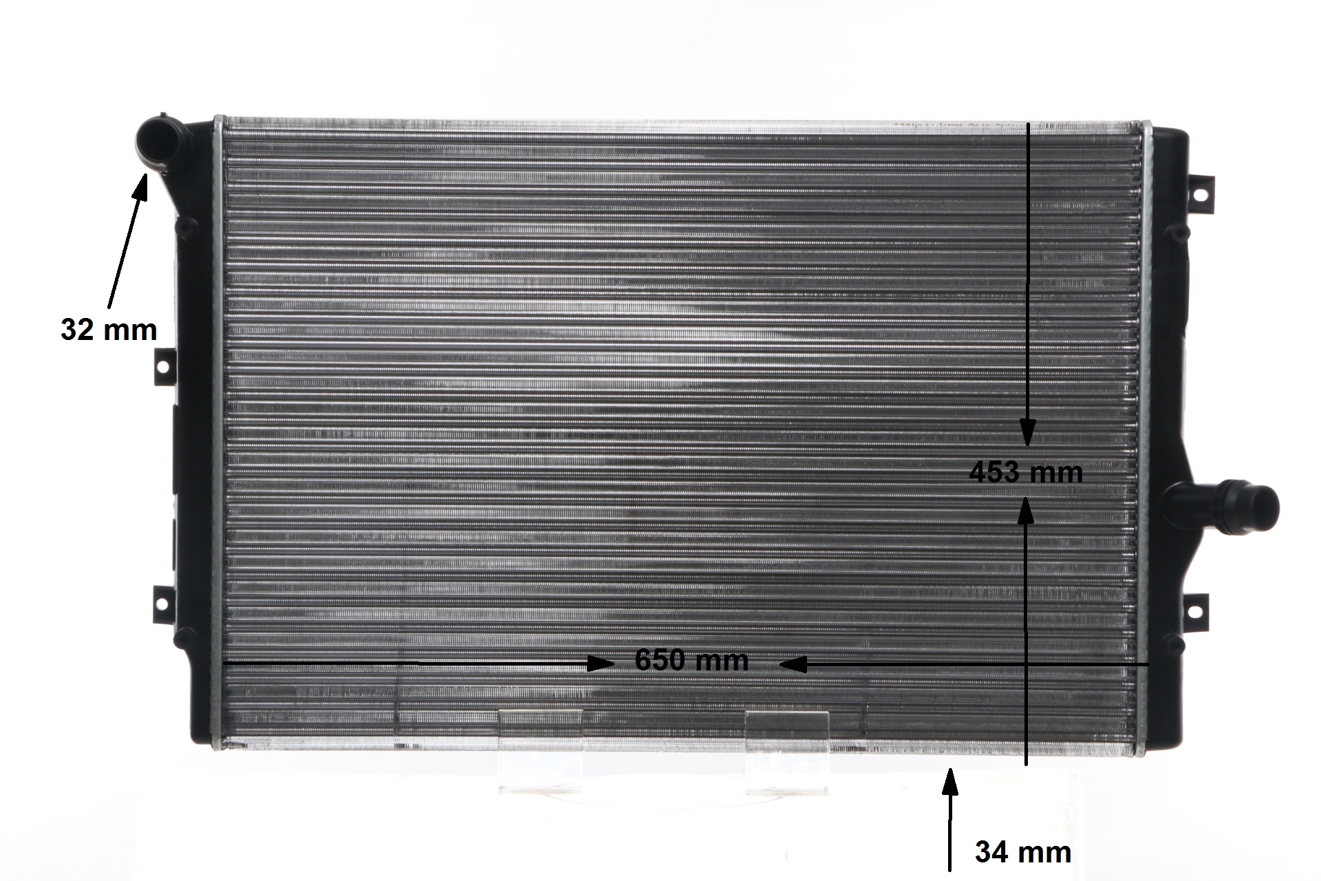 Radiateur moteur (Radiateur de refroidissement) MAHLE Aftermarket CR 1539 002S
