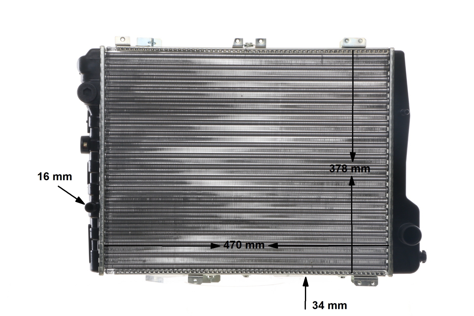 Radiateur moteur (Radiateur de refroidissement) MAHLE Aftermarket ref. CR 254 000S