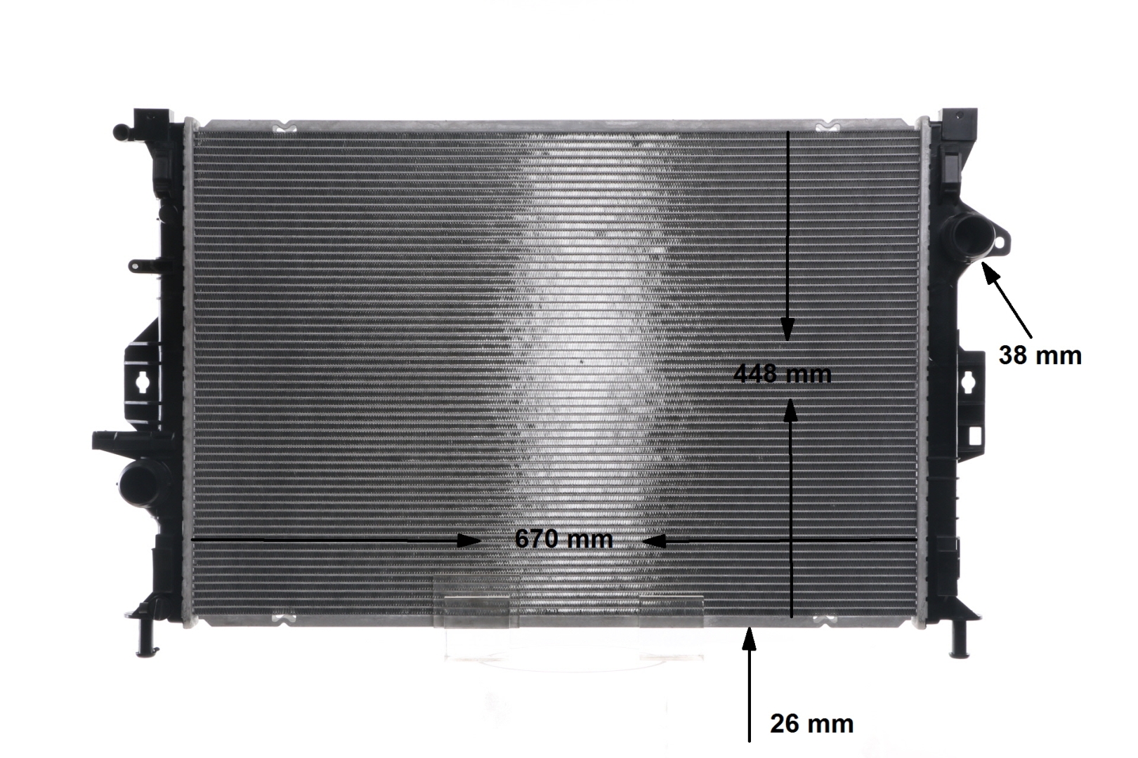 Radiateur moteur (Radiateur de refroidissement) MAHLE Aftermarket CR 815 000S