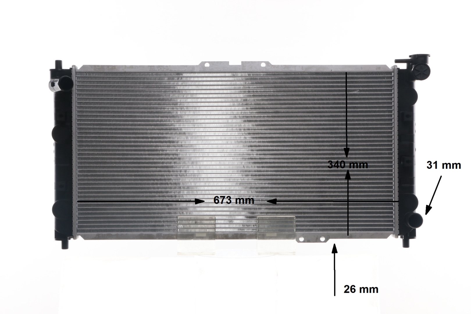 Radiateur moteur (Radiateur de refroidissement) MAHLE Aftermarket CR 182 000S