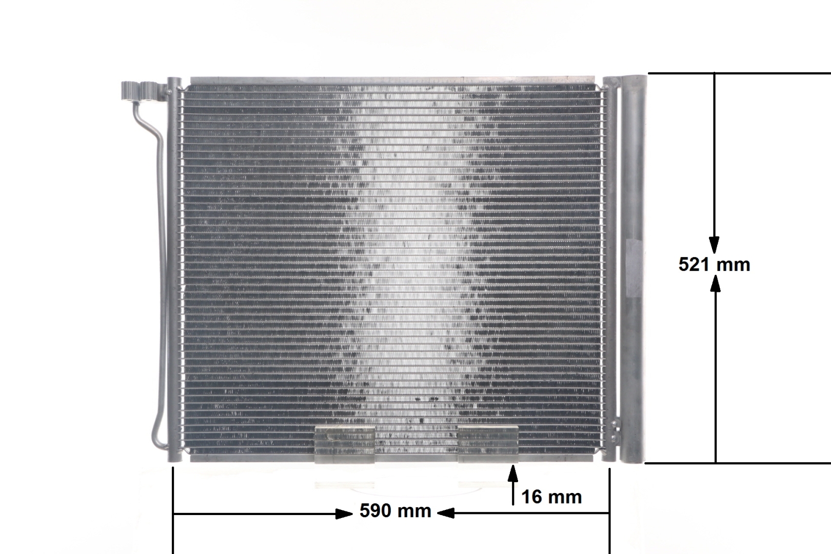 Condenseur, climatisation (Radiateur de climatisation) MAHLE Aftermarket ref. AC 269 000S