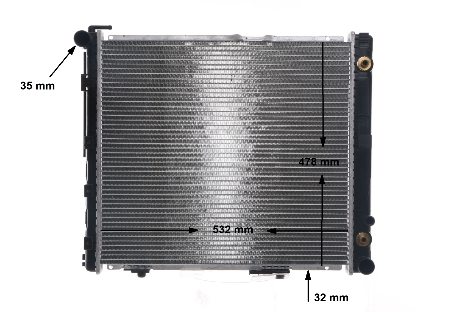 Radiateur moteur (Radiateur de refroidissement) MAHLE Aftermarket CR 293 000S