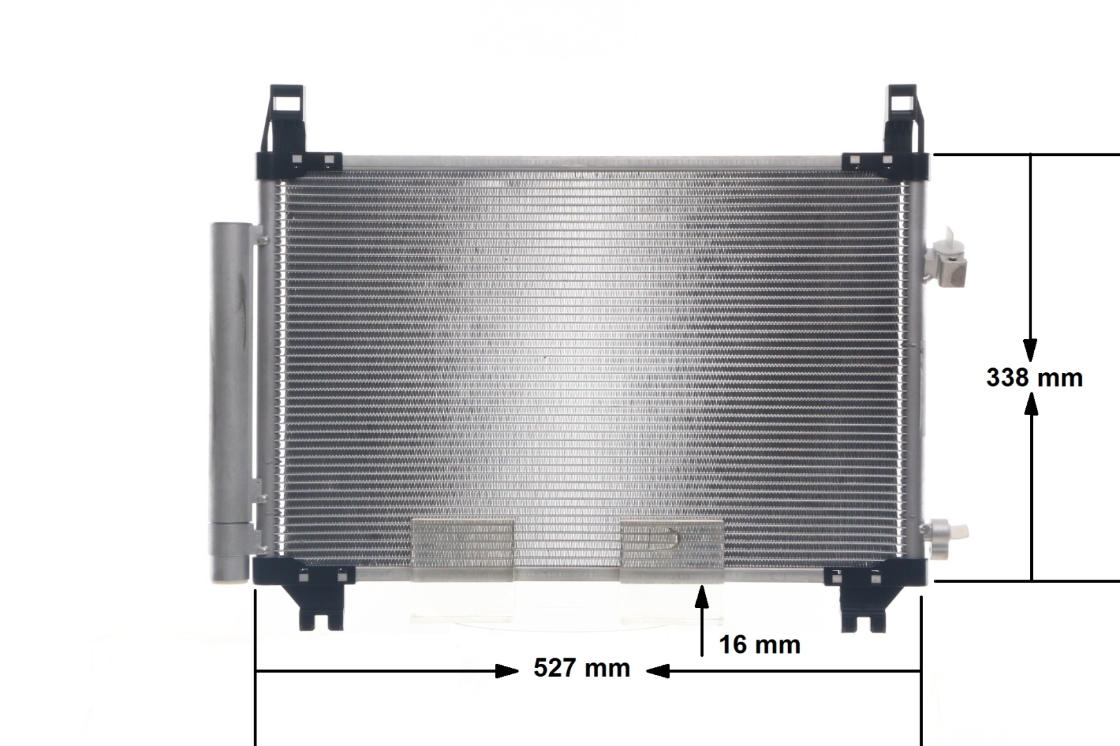 Condenseur, climatisation (Radiateur de climatisation) MAHLE Aftermarket ref. AC 806 000S