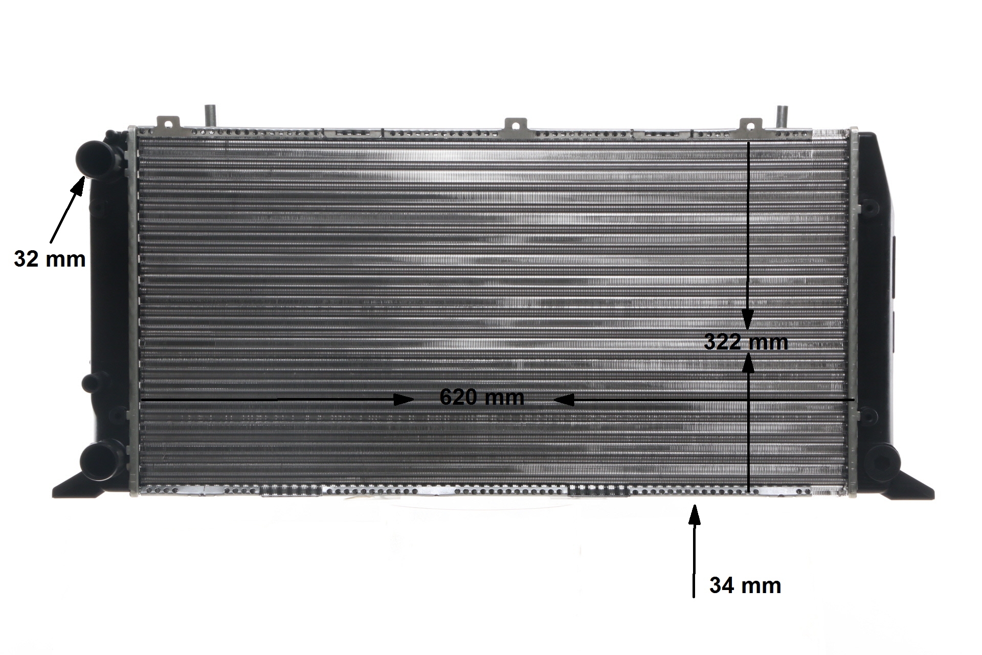 Radiateur moteur (Radiateur de refroidissement) MAHLE Aftermarket CR 1415 000S