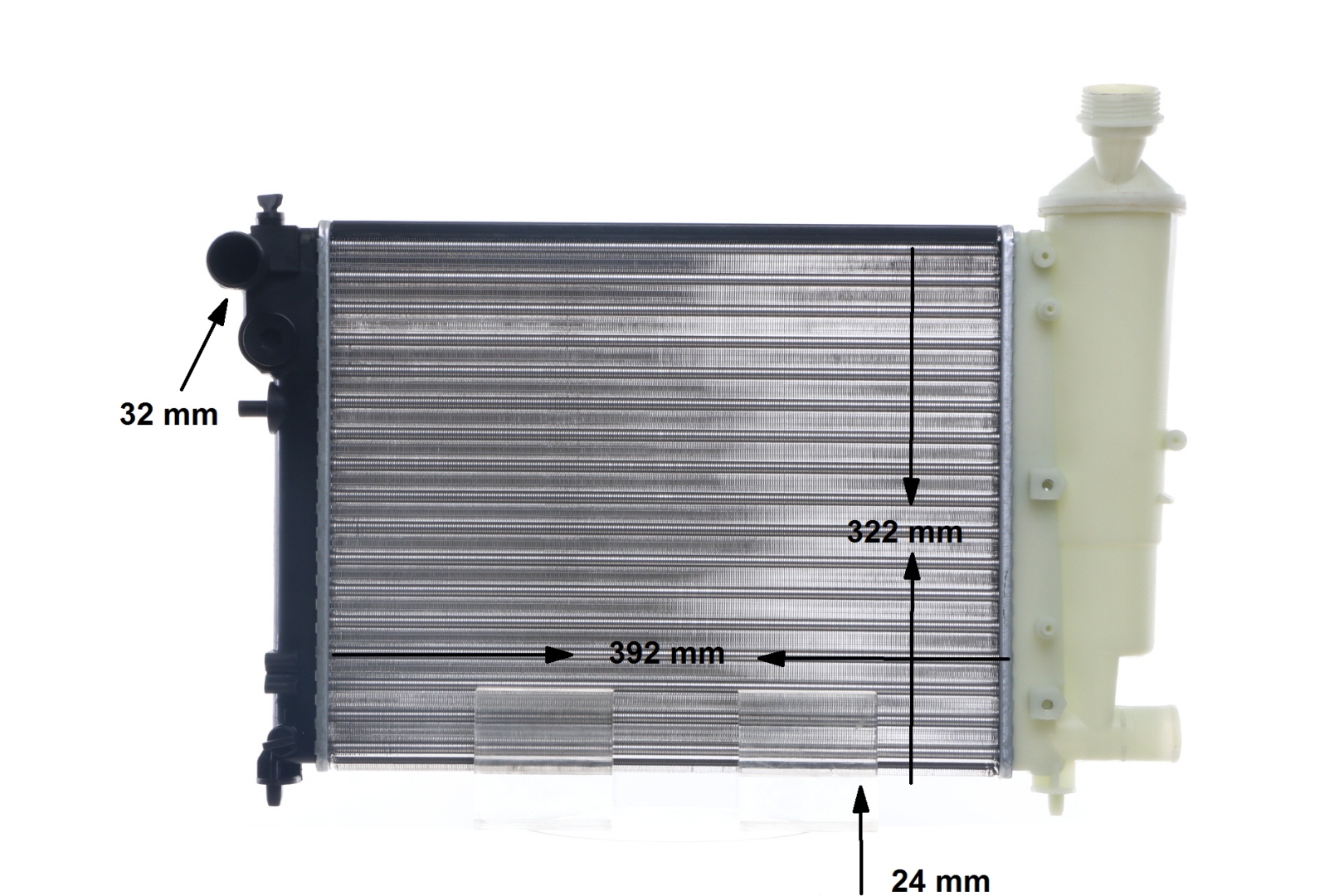 Radiateur moteur (Radiateur de refroidissement) MAHLE Aftermarket ref. CR 90 000S