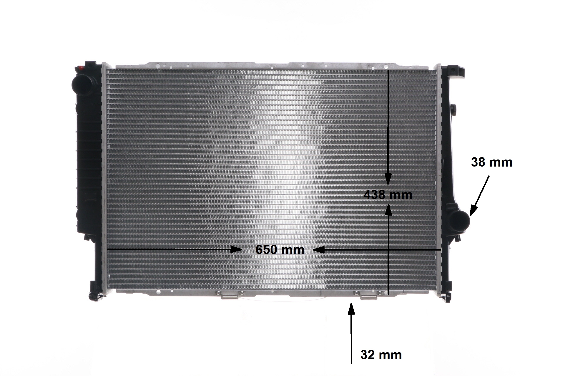 Radiateur moteur (Radiateur de refroidissement) MAHLE Aftermarket ref. CR 287 000S