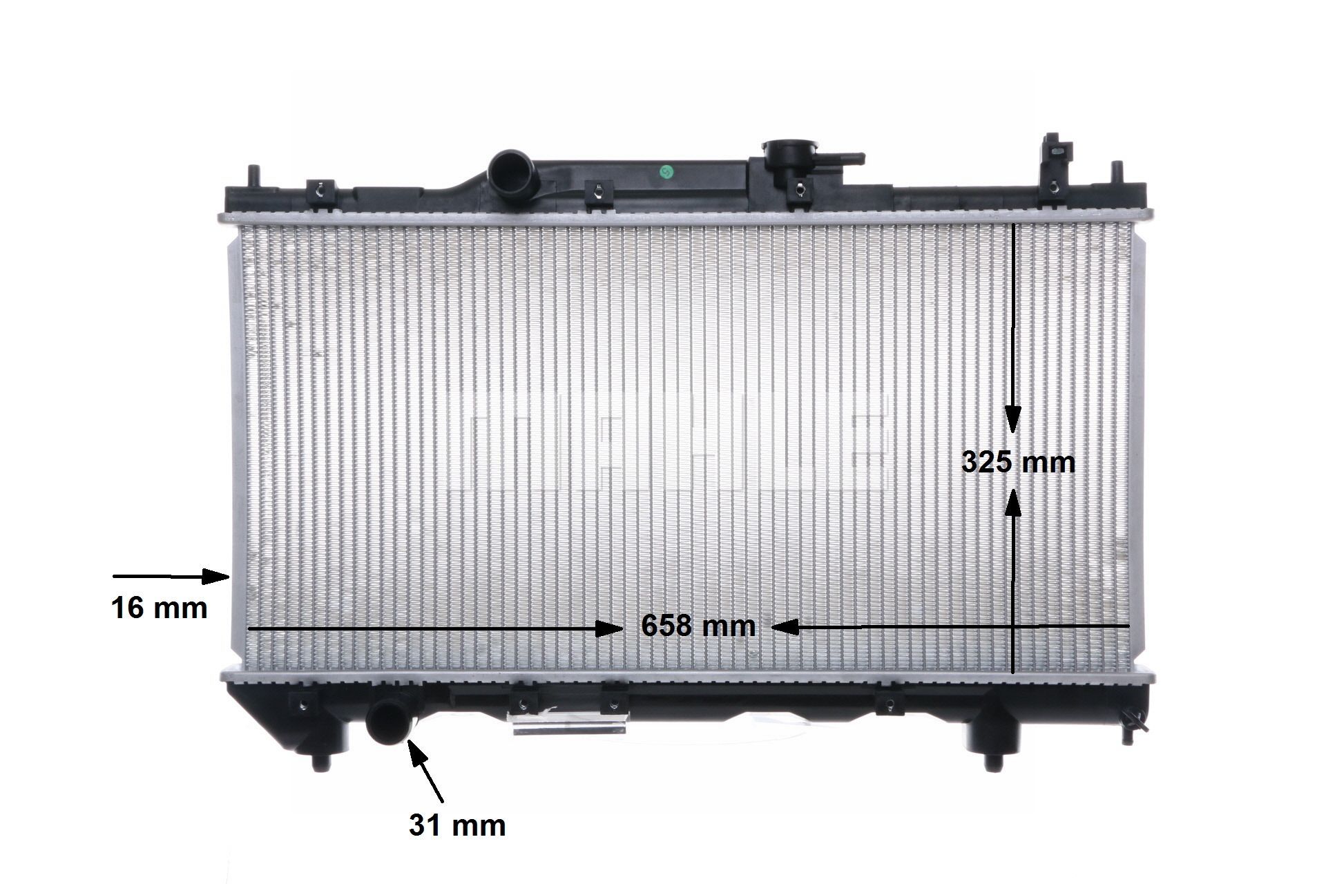 Radiateur moteur (Radiateur de refroidissement) MAHLE Aftermarket ref. CR 543 000S