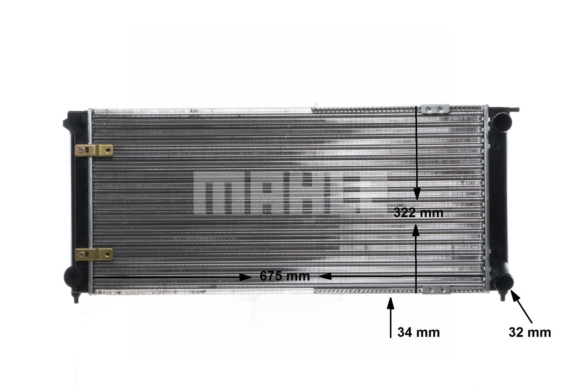 Radiateur moteur (Radiateur de refroidissement) MAHLE Aftermarket CR 341 000S