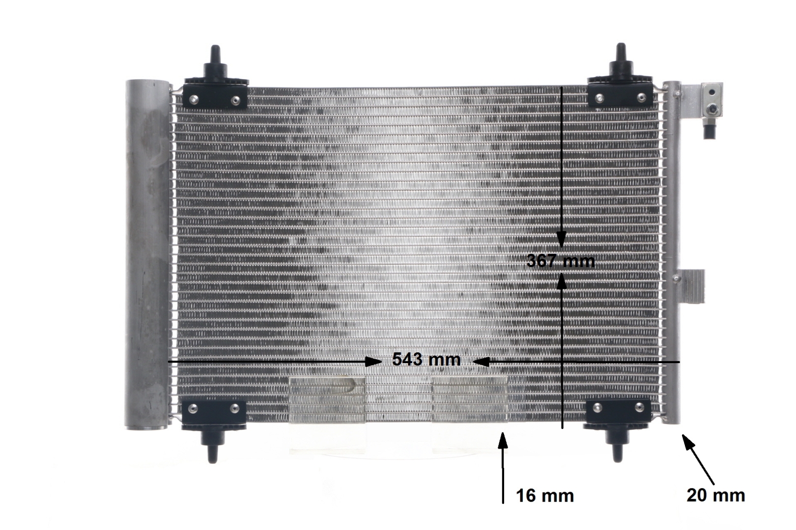 Condenseur, climatisation (Radiateur de climatisation) MAHLE Aftermarket ref. AC 350 000S