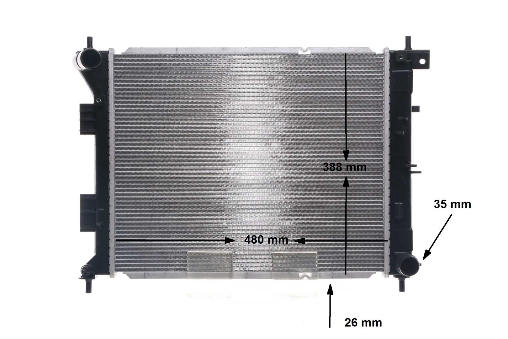 Radiateur moteur (Radiateur de refroidissement) MAHLE Aftermarket ref. CR 1693 000S