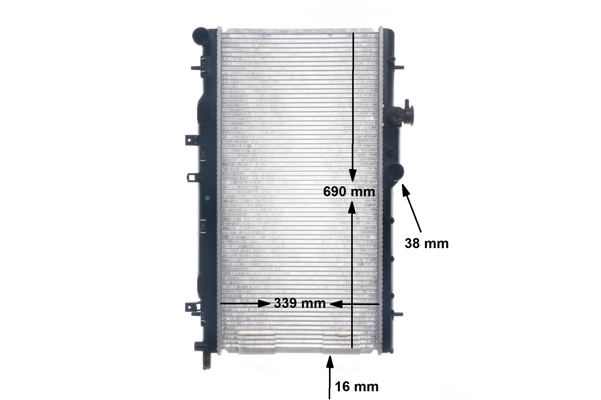 Radiateur moteur (Radiateur de refroidissement) MAHLE Aftermarket CR 1560 000S